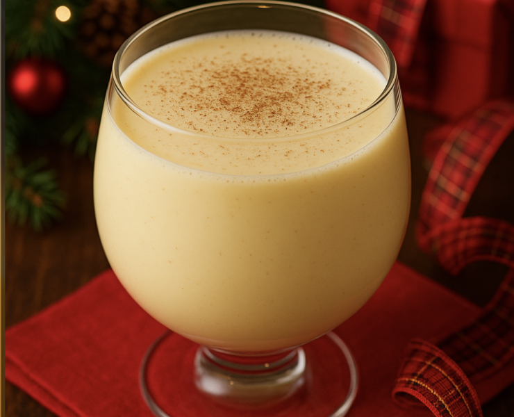 Classic Homemade Eggnog (Creamy Holiday Cocktail)